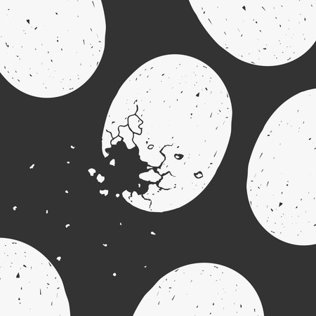 Eggs Background Vector Illustrationのイラスト素材