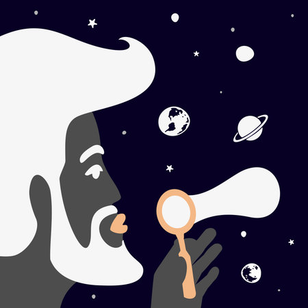 Vector Illustration Concept Creation of the Worldのイラスト素材