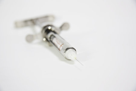 Needles to treat disease の写真素材