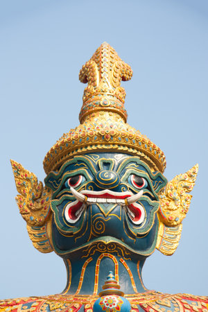 Thailand and the sacred giant の写真素材