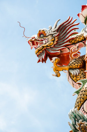 Dragon statueの写真素材