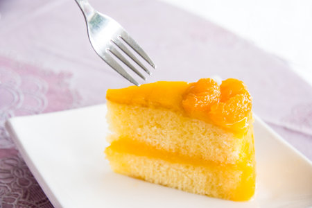 Orange cake の写真素材