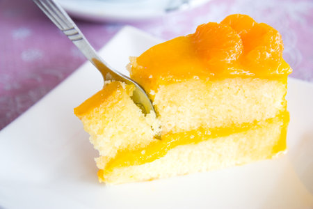 Orange cake の写真素材