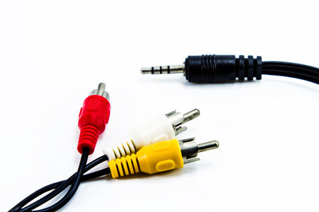 Set of Hand Drawn Cables and Wires Outline