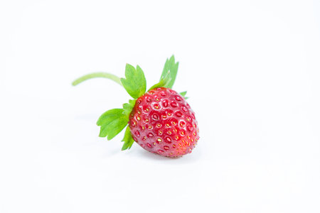 Strawberry on a white background.の写真素材