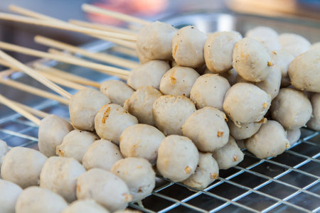Meatballs, baked and grilled dishes.の写真素材