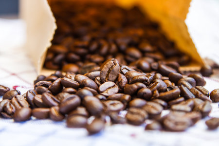 coffee beansの写真素材