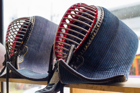 Japanese kendo, a sport that has been very popular.の写真素材