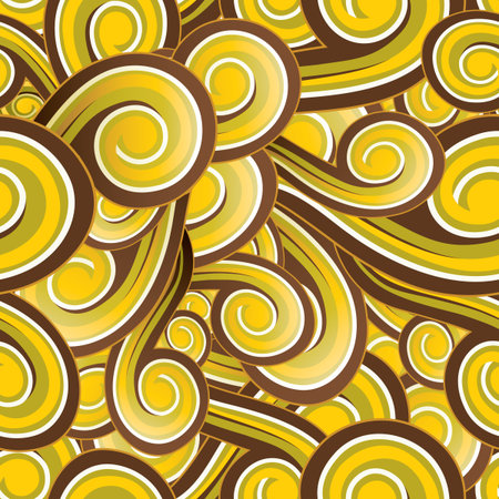 Retro Seamless Patternのイラスト素材