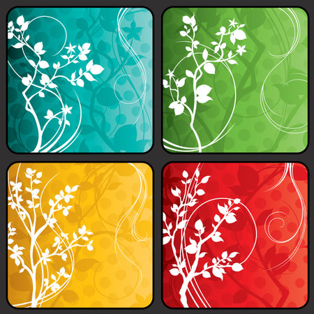 Spring Bannersのイラスト素材