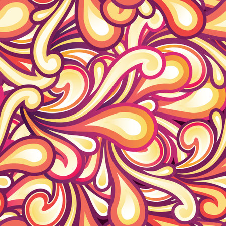 Retro Seamless Patternのイラスト素材