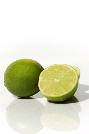 Isolated Limesの写真素材