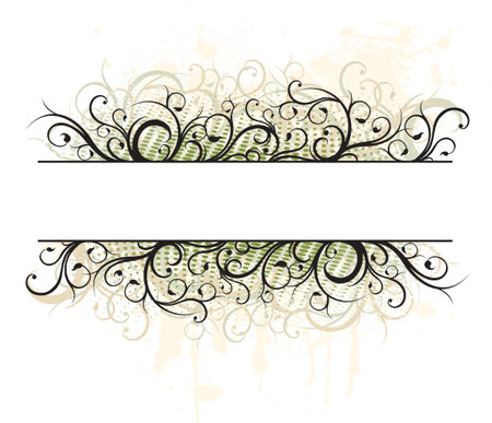 Grunge Bannerのイラスト素材