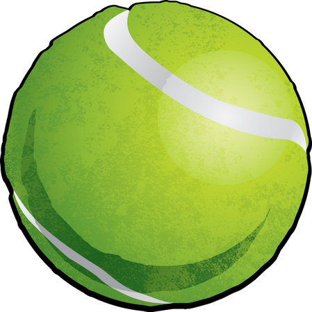 Tennis Ballのイラスト素材