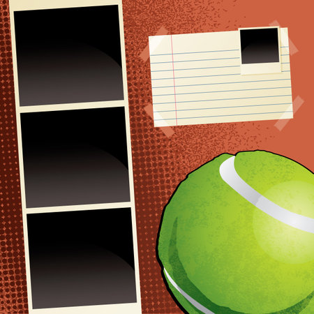 Scrapbook Templateのイラスト素材