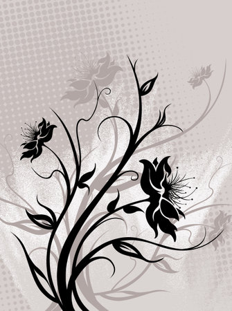 Floral Backgroundのイラスト素材