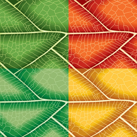 Leaf Seamless Patternのイラスト素材