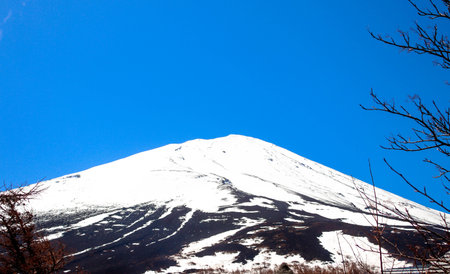 Landscape View of Fujisan on 05th Station Mt Fuji Japanの写真素材