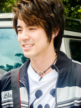 CHAINGMAI, THAILAND - JUNE 28, 2008. Kawee Tanjararak Superstar  is brand ambassador WWF on JUNE 28, 2008のeditorial素材