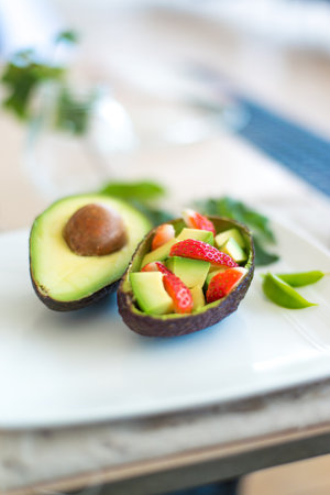Healthy fruit avocadoの写真素材