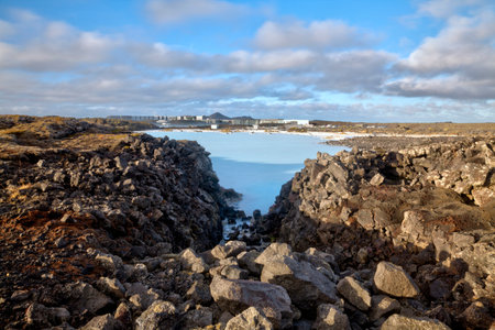 The Lagoon in Icelandの写真素材