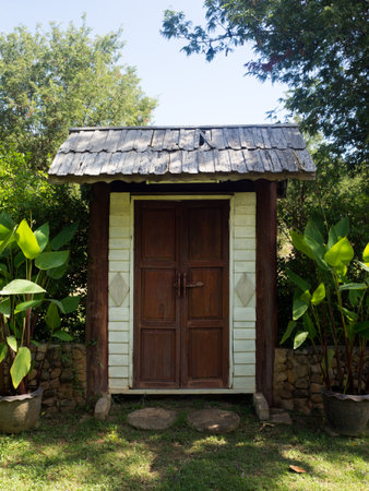 Wooden doorの写真素材
