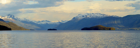 Panoramic vies of Inner Passageの写真素材