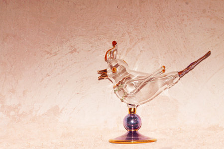 Glass Birdの写真素材