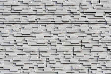 The new modern white wallの写真素材