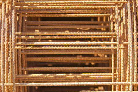 Threads of iron for construction workの写真素材
