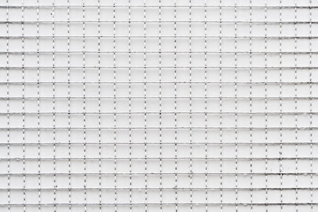 Conceptual image of Iron net and white concrete wall