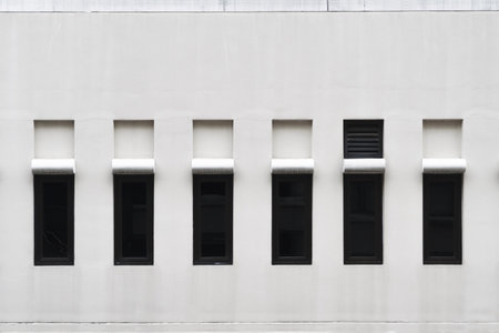 The pattern of modern windows