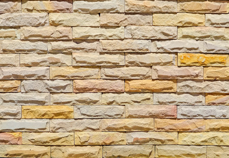 The modern brick wall