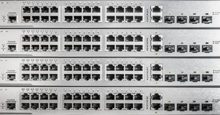 Ethernet interface ports of network equipment