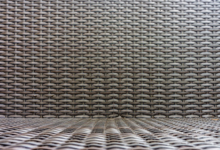 Wicker of furniture for background and texture