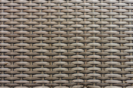 Wicker of furniture for background and textureの写真素材