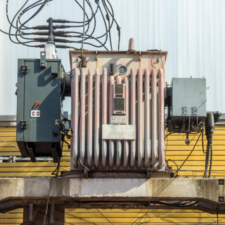 Distribution transformer system in Thailand. It is essential for the transmission, distribution and...
