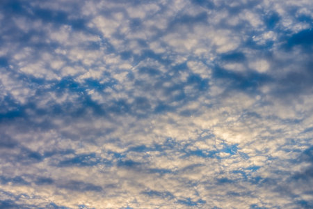 View of dramatic cloudy sky from ground. A cloud is an aerosol.