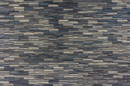 Modern stone brick wall. For using as background and texture.の写真素材