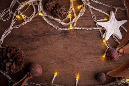 Background elements for celebration of the winter の写真素材