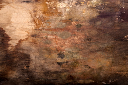 Dirty wood boards background with Fungal stains.