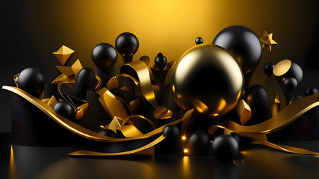 3d abstract concept backgroundの素材