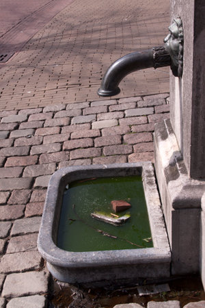 THe Hague , The Netherlands-april 7 , 2015: A water pump is a pump that will bring water to the surfaceのeditorial素材