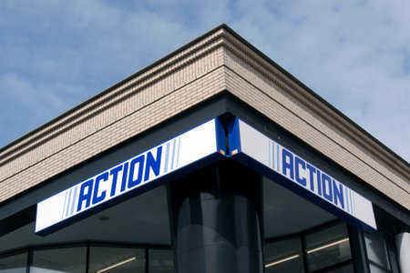 The Haguenetherlandsmay 22 2015: Action is a Dutch retail chain with more than five hundred branches in the Netherlands Belgium Germany and France.のeditorial素材