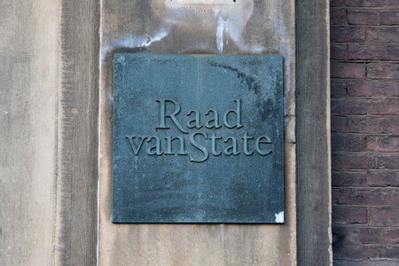 the hague, Netherlands-januari 8, 2016: Council of State in the Netherlands is an advisory body to the government and the Supreme Administrative Court of the country.のeditorial素材
