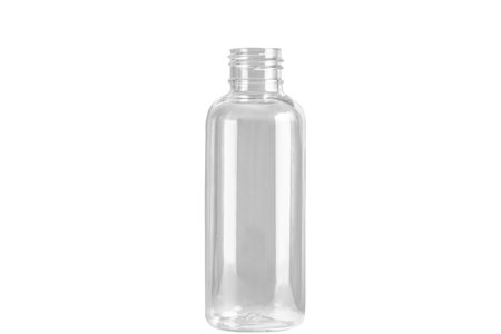empty bottle isolated on white backgroundの写真素材