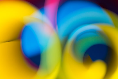 abstract art of colorful, blur  background and gradient color is curve shape, abstract wallpaper.