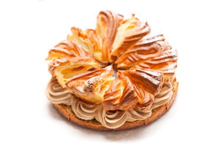 Choux Dough, A clair isolated on white background