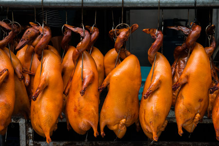 roast duckの写真素材
