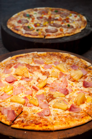 Hawaiian Pizzaの写真素材